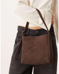 Mango - Borsa Da Spalla Classica Squadrata - Lyst