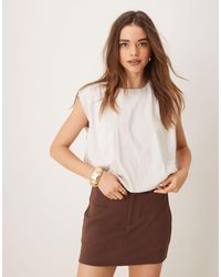 Jdy - Sleeveless Bubble Hem Top - Lyst
