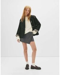Pull&Bear - Gonna Pantalone A Portafoglio Mélange - Lyst