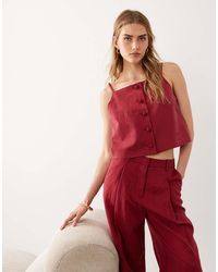 Mango - Bonnie Square Neck Strappy Top Co-ord - Lyst