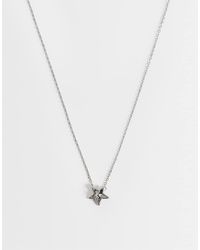 ASOS - Waterproof Stainless Steel Thread Through Star Pendant Necklace - Lyst