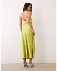 ONLY - Robe longue asymétrique - clair - Lyst