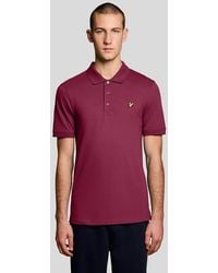 Lyle & Scott - Ss Polo Shirts Plain Polo Shirt - Lyst