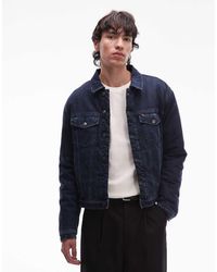 Tommy Hilfiger - Denim Jacket With Teddy Lining - Lyst