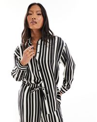 Only Petite - Oversized Shirt Co-ord - Lyst