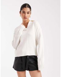 New Look - Polo Jumper - Lyst