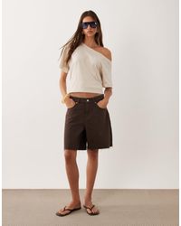 Mango - Short en denim - Lyst
