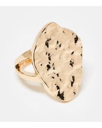 ASOS - Anello Zigrinato Martellato Effetto Fuso - Lyst