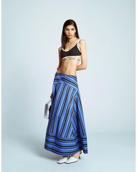 TOPSHOP - Drop Waist Full Circle Maxi Skirt - Lyst