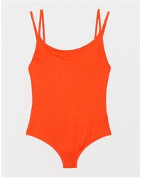 weekday ribbed swimsuit
