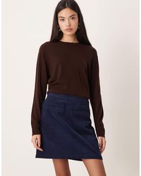 Threadbare - Cord Mini Skirt With Pocket Detail - Lyst