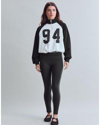 Stradivarius - High-waist leggings With Piping - Lyst