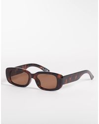 Gina Tricot - Slim Rectangular Sunglasses - Lyst
