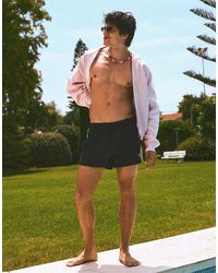 Bershka - Retro Short Swim Shorts - Lyst