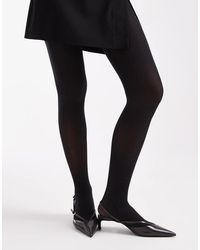 Pieces - Glitter Polka Dot Tights - Lyst