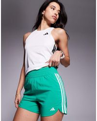 adidas Originals - Adidas Training High Waist Woven Pacer Shorts - Lyst