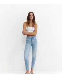 Pull&Bear - Tall High-Waist Skinny Jeans - Lyst