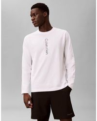 Calvin Klein - Performance Long Sleeve Graphic T-shirt - Lyst