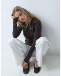 Gap - Long Sleeve Close Knit Top - Lyst