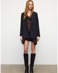 Stradivarius - Striped Open Blazer - Lyst