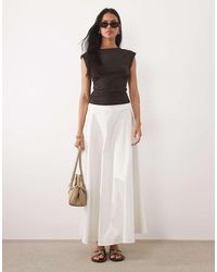 ASOS - Cotton Sateen Volume Circle Skirt - Lyst