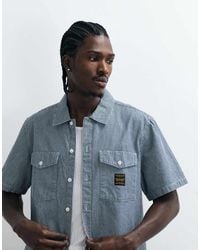Levi's - Workwear Short Sleeve Striped Shirt - Lyst