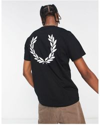 Fred Perry - Back Print Graphic Back Print T-shirt - Lyst