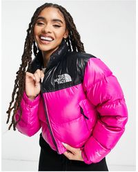 The North Face Nuptse Crop Jacket in 