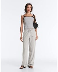 Oysho - Cotton-Blend Fleece Joggers - Lyst