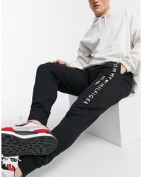 Tommy Hilfiger - Embroidered Logo Cuffed joggers - Lyst