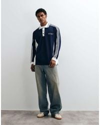 adidas Originals - Sport Club Long Sleeve Polo - Lyst