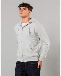 French Connection - Cotton Blend Zip Hoody - Lyst
