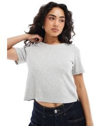 Monki - Shrunken Tee - Lyst