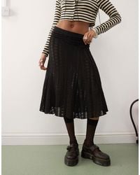 Collusion - Lace Midi Skirt - Lyst
