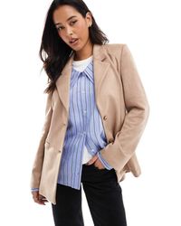 ASOS - Suedette Oversized Blazer - Lyst