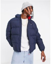 Tommy Hilfiger - Essential Polyester Hooded Puffer Jacket - Lyst