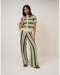 Nobody's Child - Crochet Drawstring Waist Resort Trousers Co-ord - Lyst