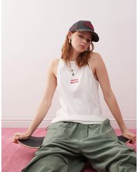 Prohibited - Social Club Logo Tank Top - Lyst