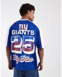 ASOS - Oversized T-shirt With Nfl New York Giants Print - Lyst