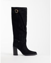 Bronx - Mya-mae Block Heel Heeled Knee Boots - Lyst