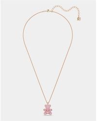 Swarovski - Teddy Pendant, Bear, Rose-Tone Plated - Lyst