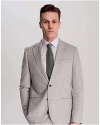 Harry Brown - Giacomo Slim Fit Cotton Linen Suit Jacket - Lyst