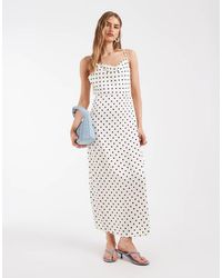 ONLY - Satin Maxi Dress - Lyst