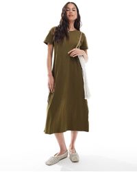 Superdry - Midi T-Shirt Dress - Lyst