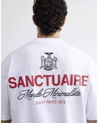 River Island - Cotton Sanctuaire Crest T-Shirt - Lyst