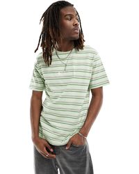 Columbia - Somer slope ii - t-shirt salvia a righe - Lyst