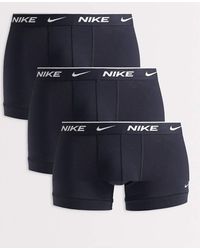 Nike - Pack De 3 Calzoncillos De Algodón Elástico En De - Lyst