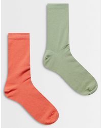 ASOS - 2 Pack Cotton Socks - Lyst