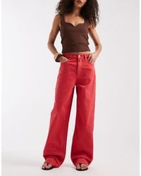 ASOS - Wide Leg Dad Jeans - Lyst
