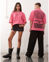 Collusion - Unisex - t-shirt coupe skateur en piqué à slogan brat officiel - Lyst